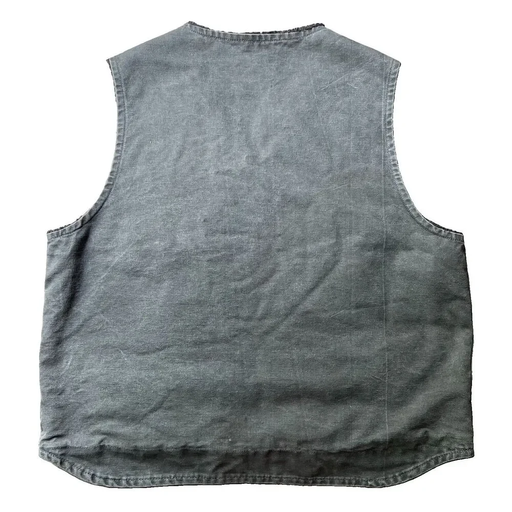Carhartt V26 GVL Sandstone Duck Sherpa Lined Work Vest Men's XL Regular - Picture 8 of 13